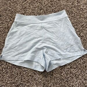 TravisMathew Light Blue Cotton Lounge Shorts